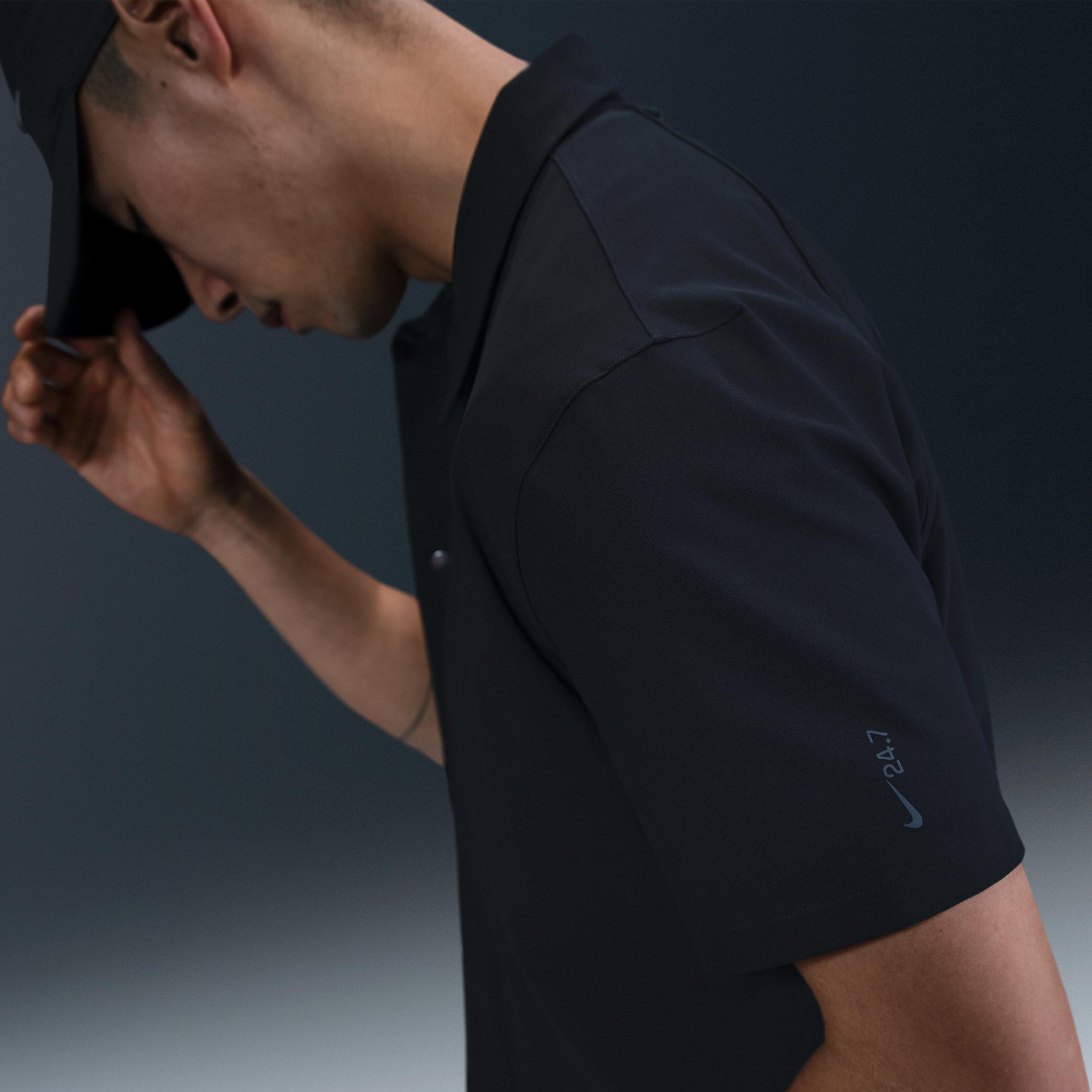 Nike Men's 24.7 PerfectStretch Dri-FIT Short-Sleeve Button-Down Top Product Image