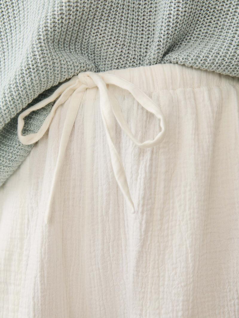 Laidback Gauze Pant - White Product Image