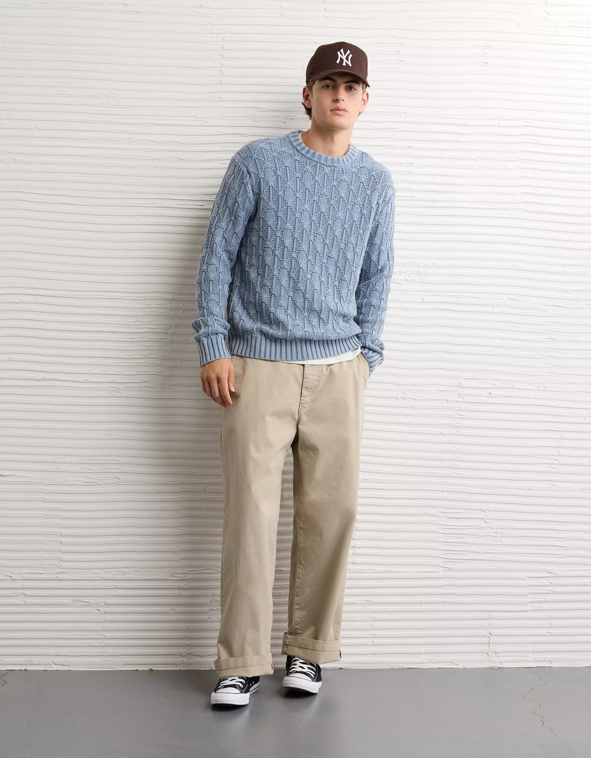 AE Fisherman Crew Neck Sweater Product Image