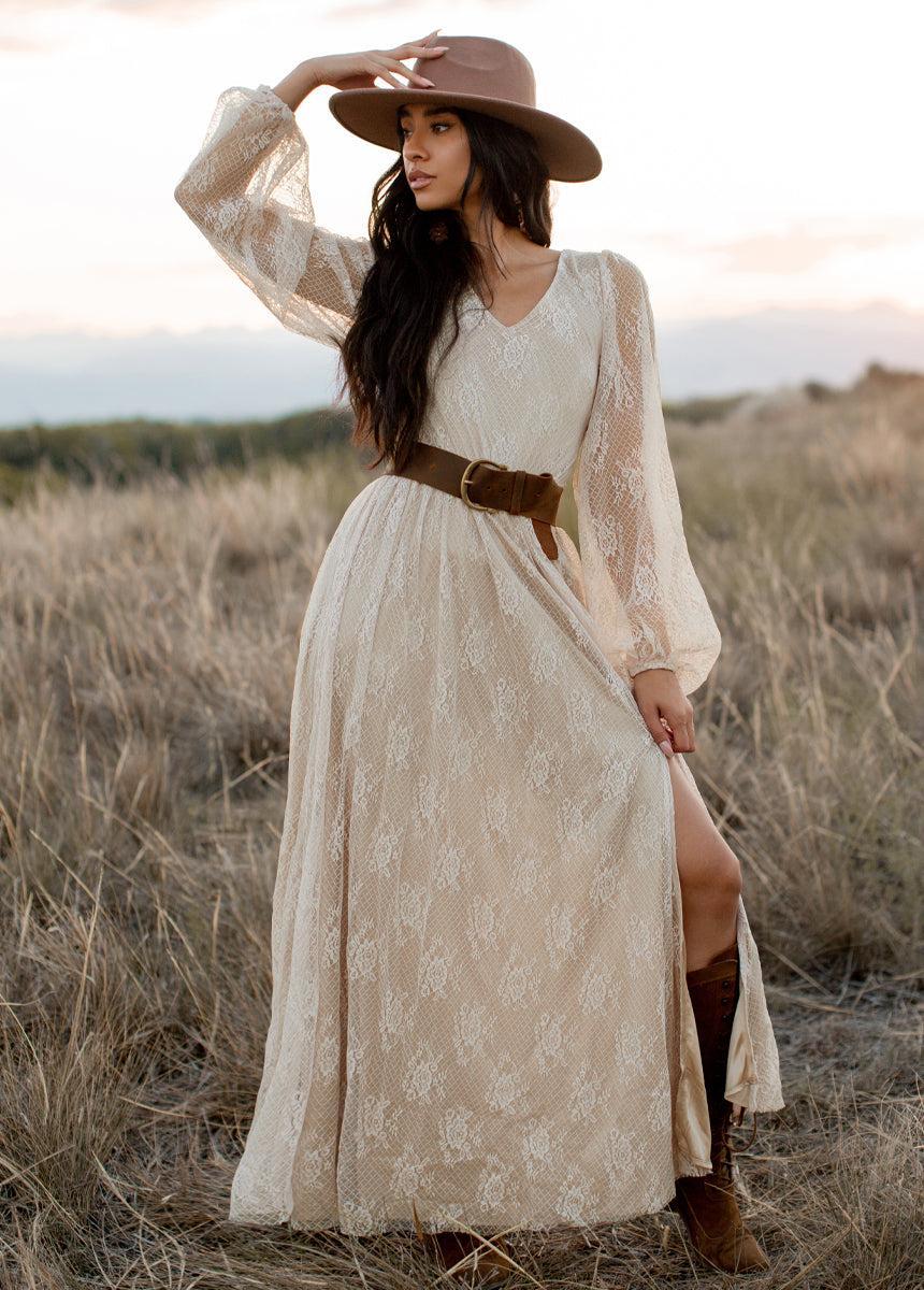 Haley Dress in Sand Female Product Image