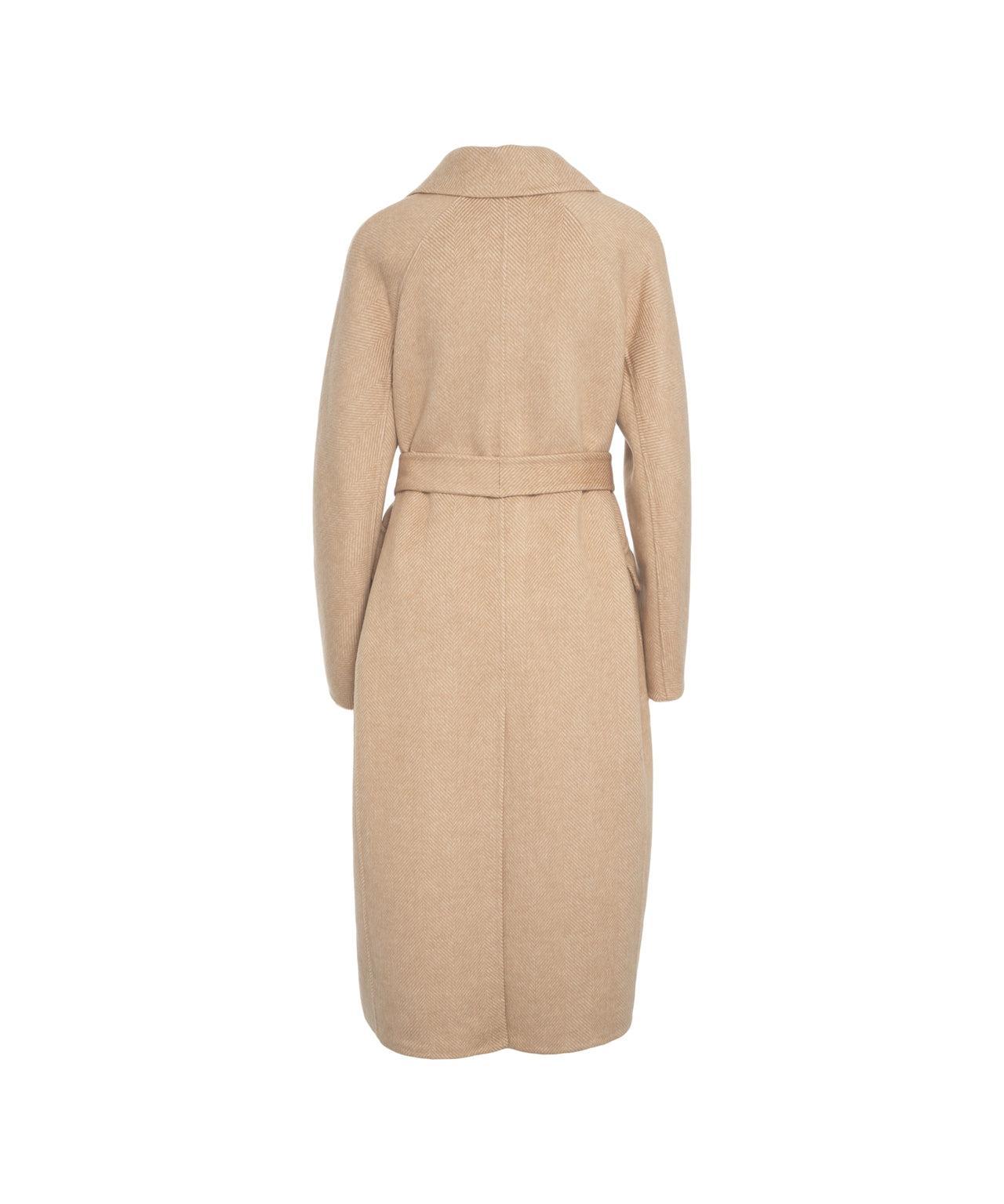 Coat with waist belt Product Image