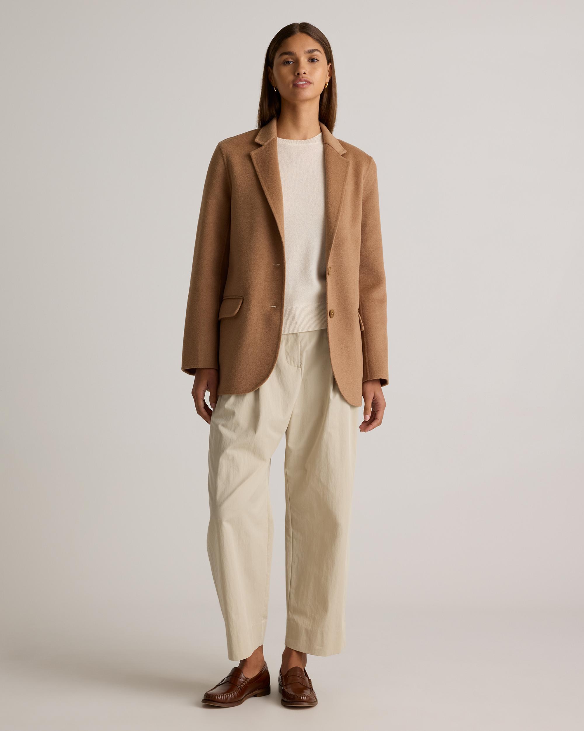 Quince | Women's Double-Faced Merino Wool Soft Blazer Wool/Nylon Product Image