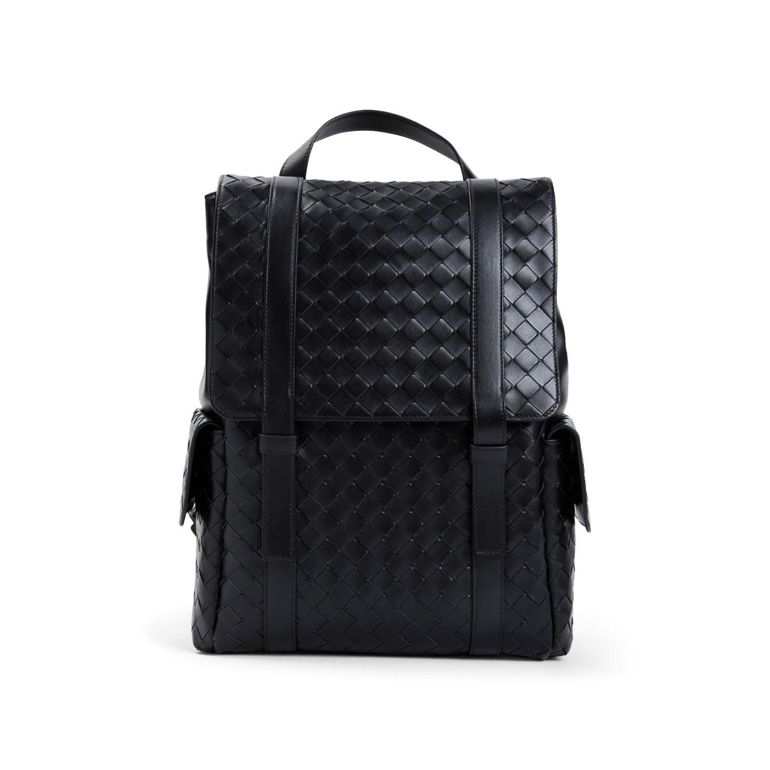 BOTTEGA VENETA Men's Back-to-school Backpack In Black Product Image