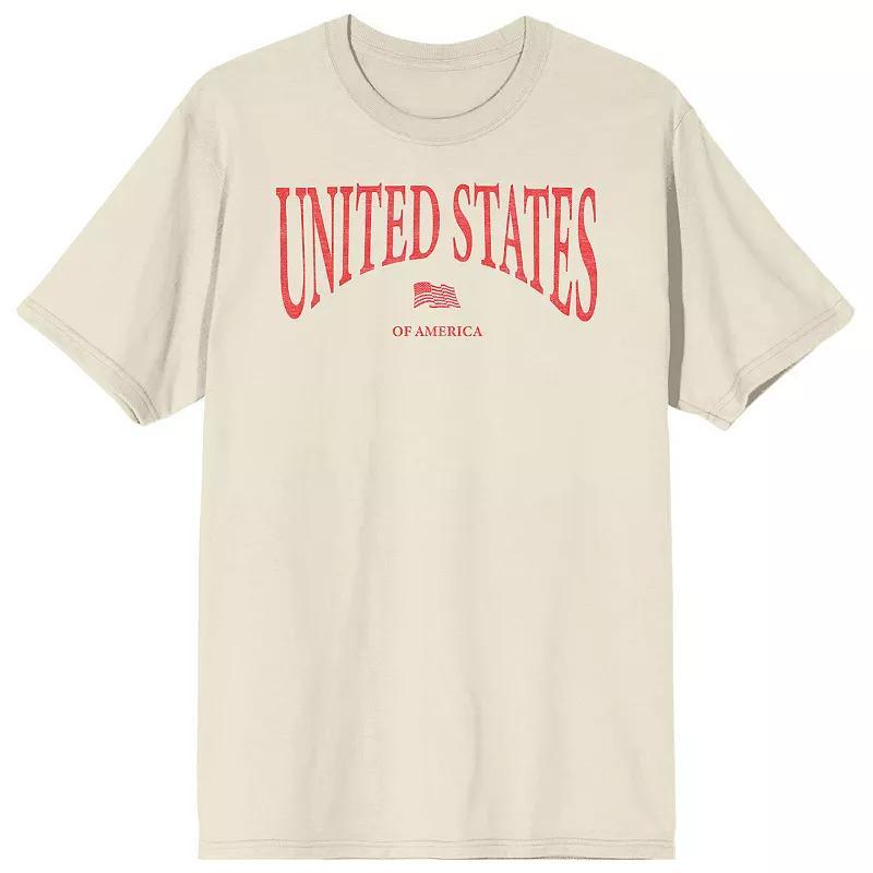 Men's Americana United States Retro Tee, Size: XL, Beige Product Image