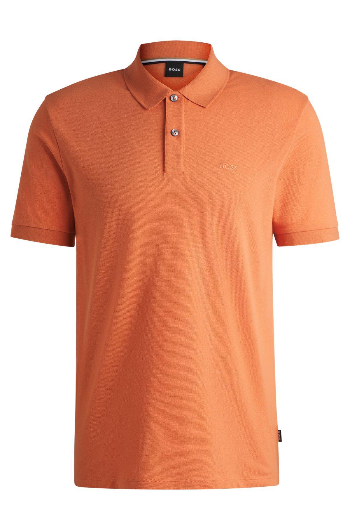 Pallas polo shirt in cotton piqué with logo details Product Image