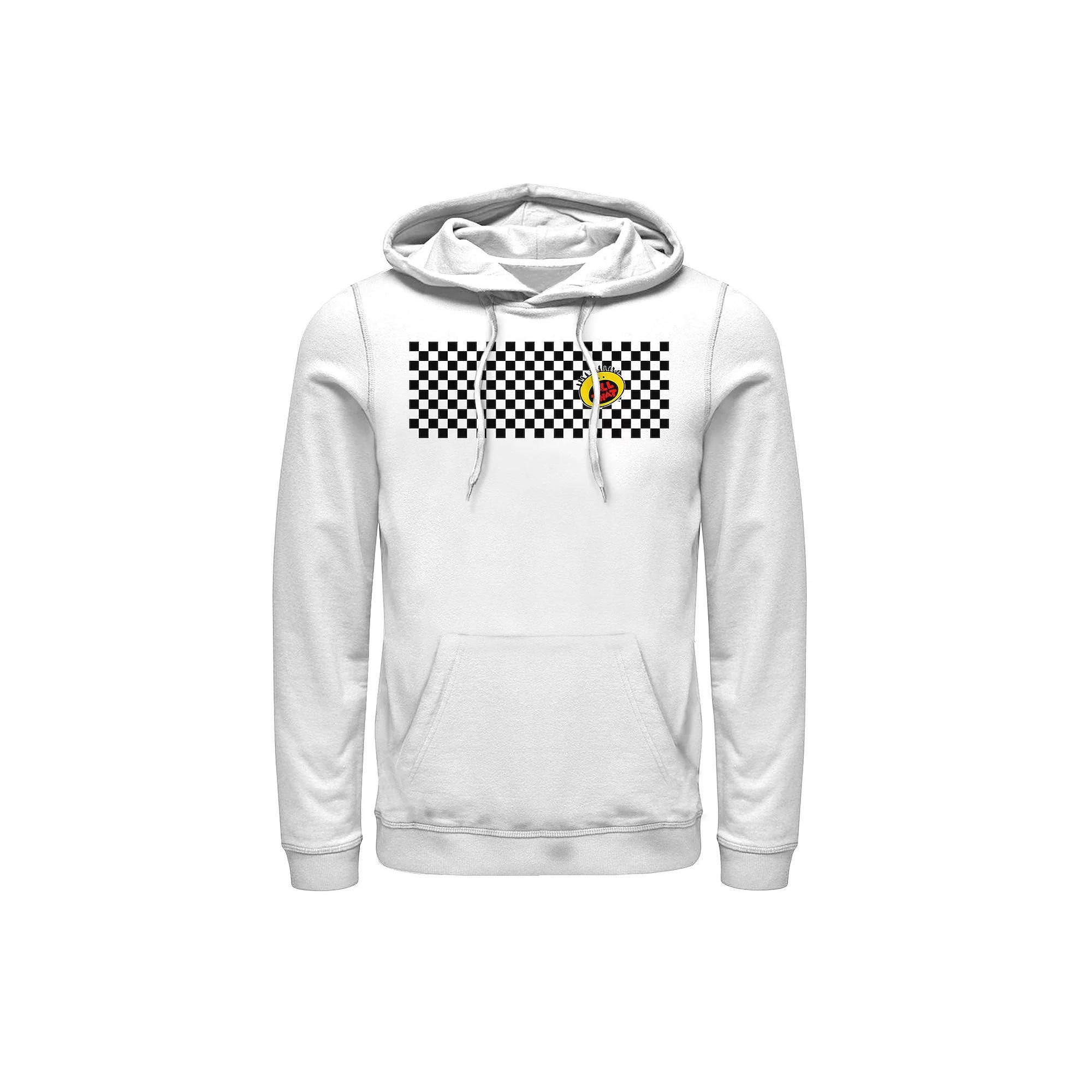 Mens All That Checkered Retro Logo Hoodie Product Image