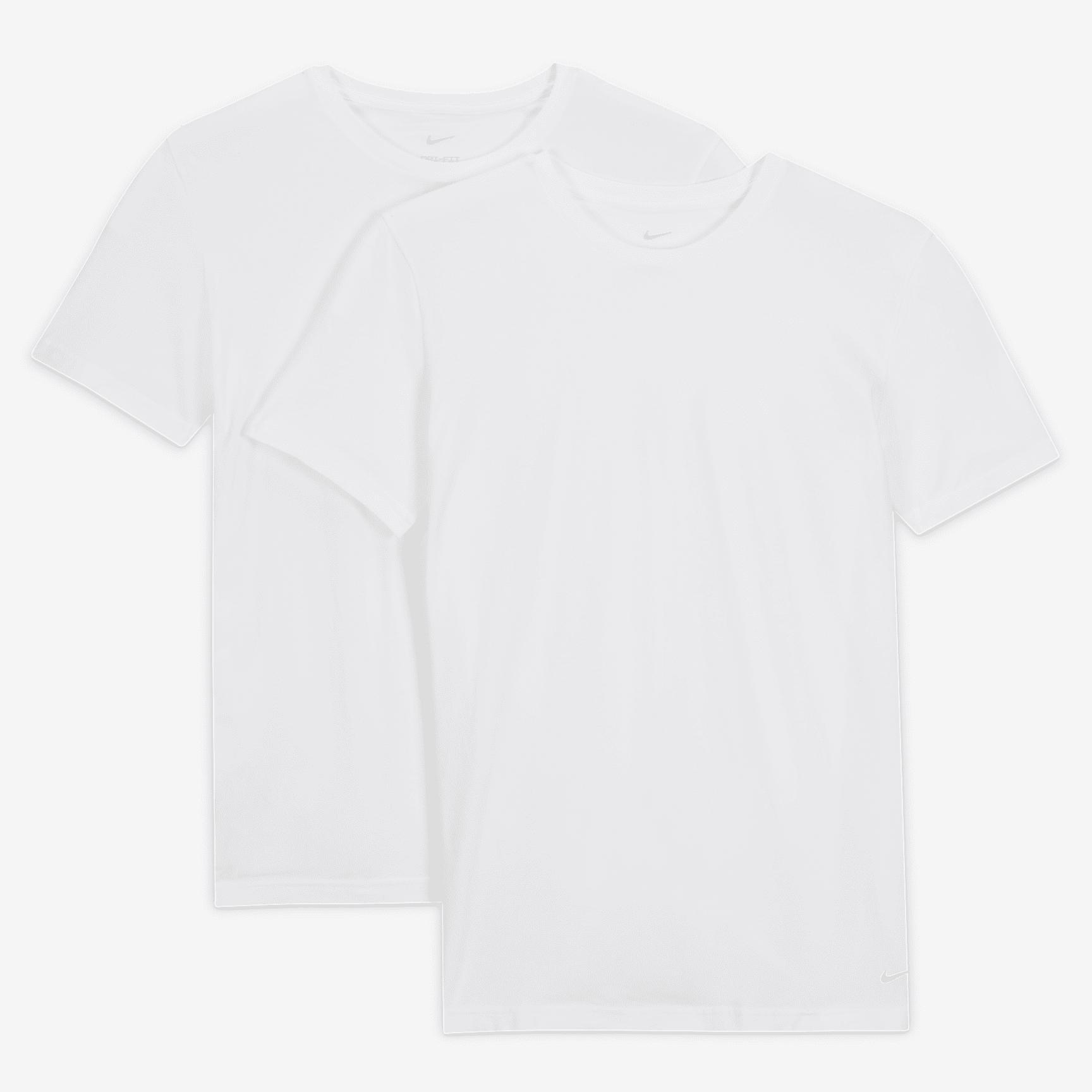 Nike Dri-FIT Essential Cotton Stretch Men's Slim Fit Crew Neck Undershirt (2-Pack) Product Image