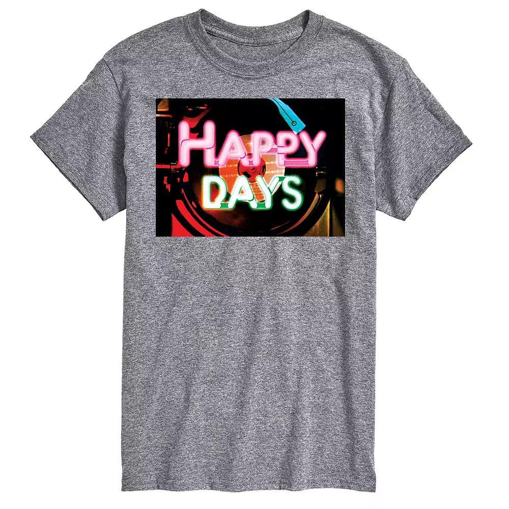 Mens Happy Days Jukebox Logo Graphic Tee Product Image