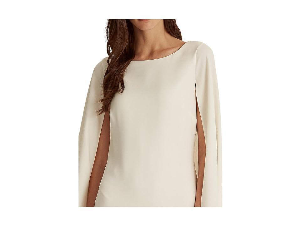 Lauren Ralph Lauren Womens Georgette Cape Dress Product Image
