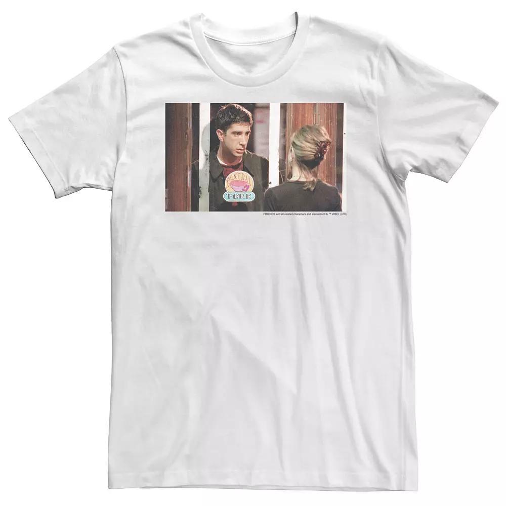 Big & Tall Friends Rachel & Ross Through The Glass Tee, Men's, Size: XXL Tall, White Product Image
