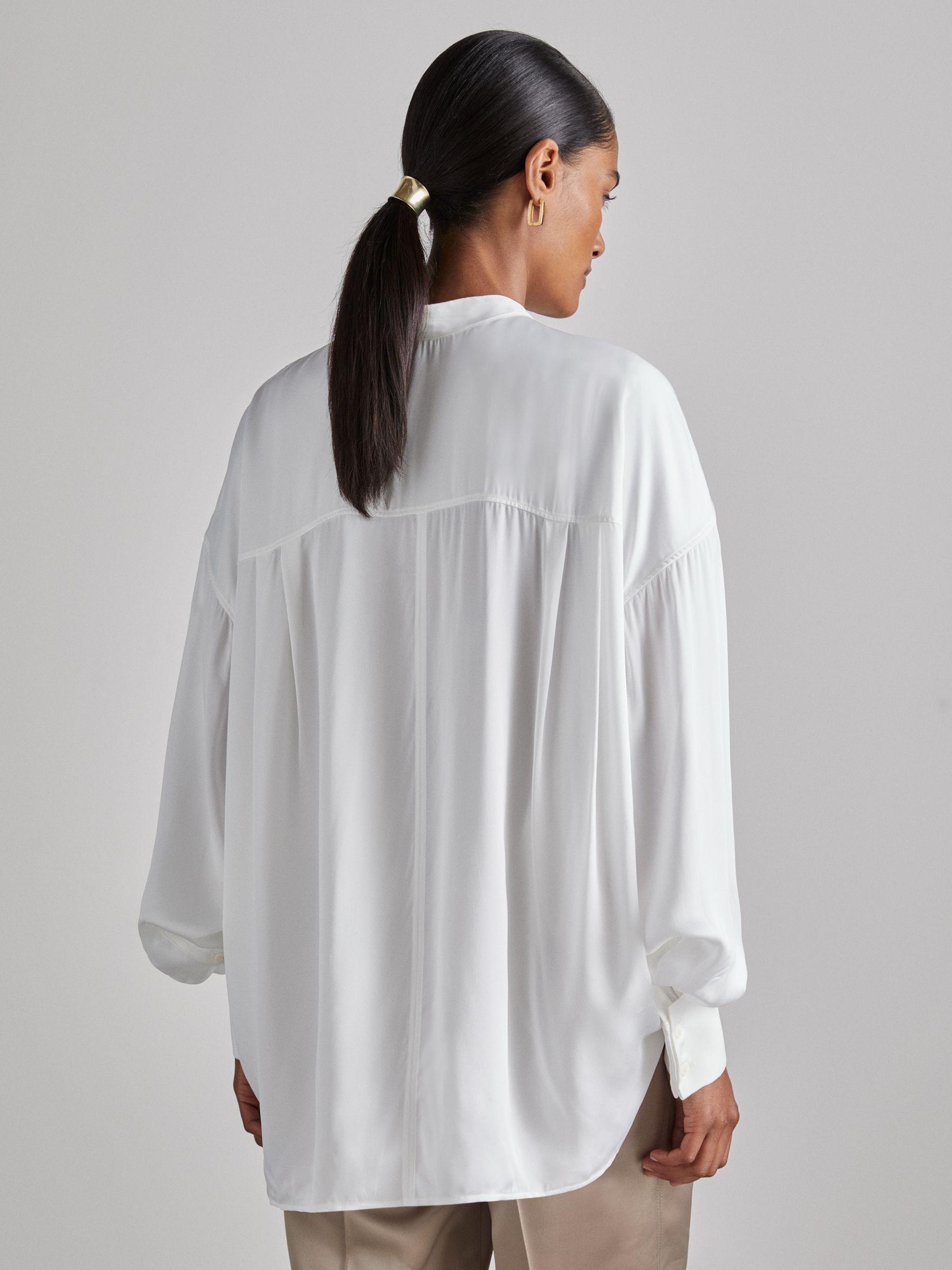 Atelier Keyhole-Neck Top in Off White Product Image