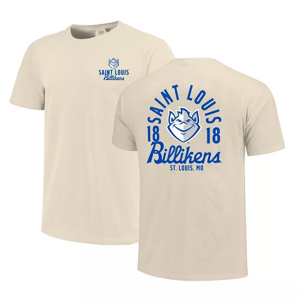 Men's Cream Saint Louis Billikens Comfort Colors Mascot Overlay T-Shirt, Size: 3XL, Nc2 Beige Product Image