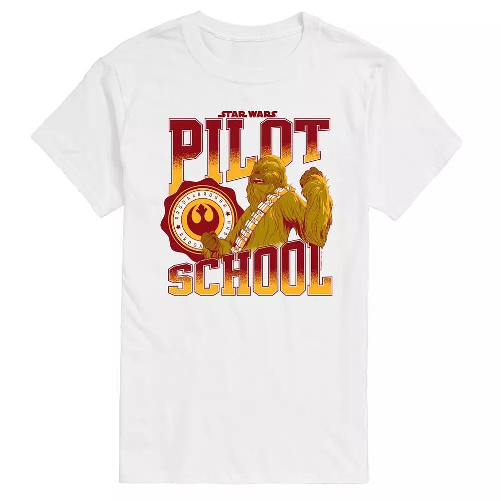 Mens Star Wars Pilot School Chewbacca Graphic Tee Product Image