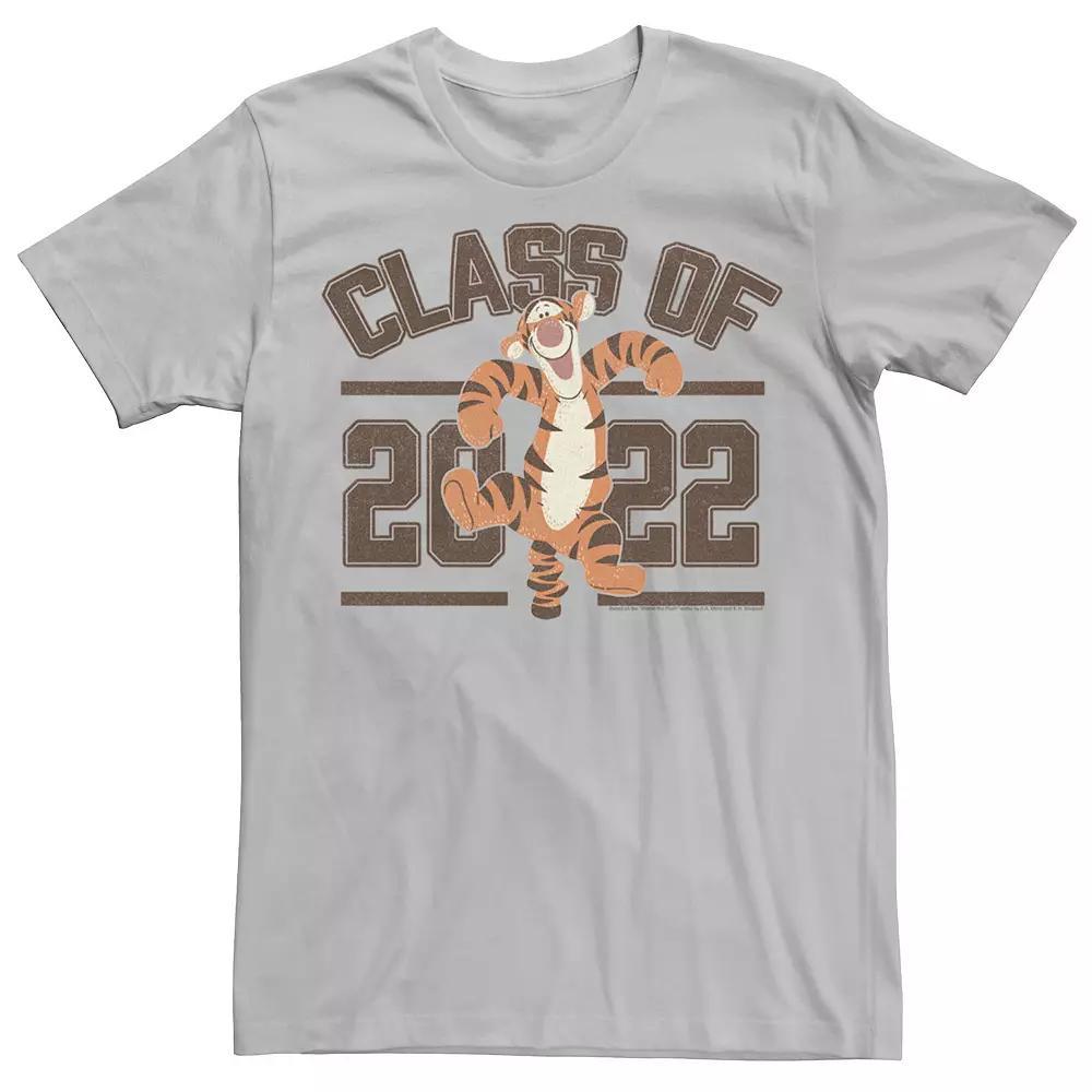 Disney's Winnie The Pooh Tigger Class Of 2022 Men's Tee, Size: XXL, Silver Product Image