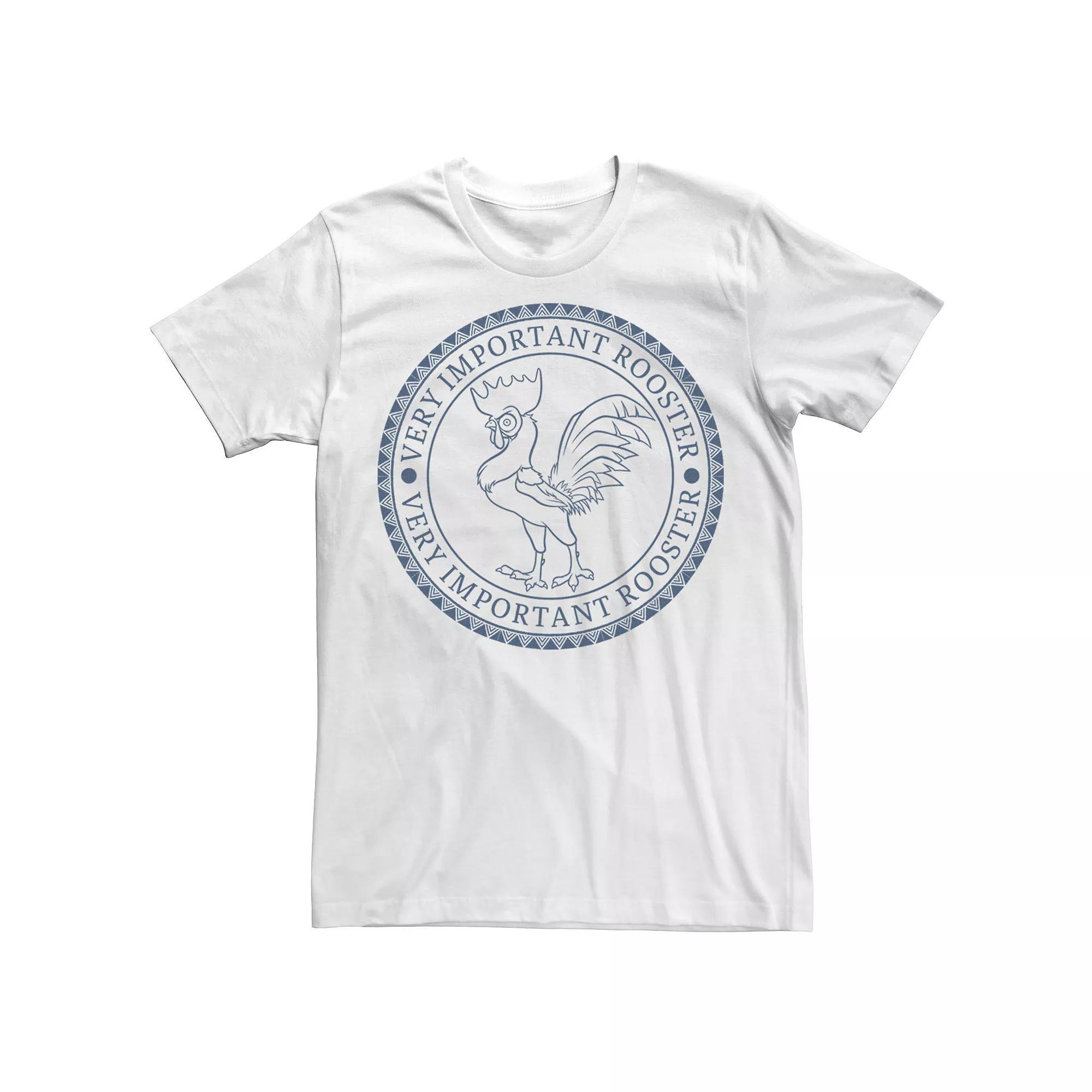 Disney's Moana Hei Hei Very Important Rooster Men's Tee, Size: XXL, White Product Image