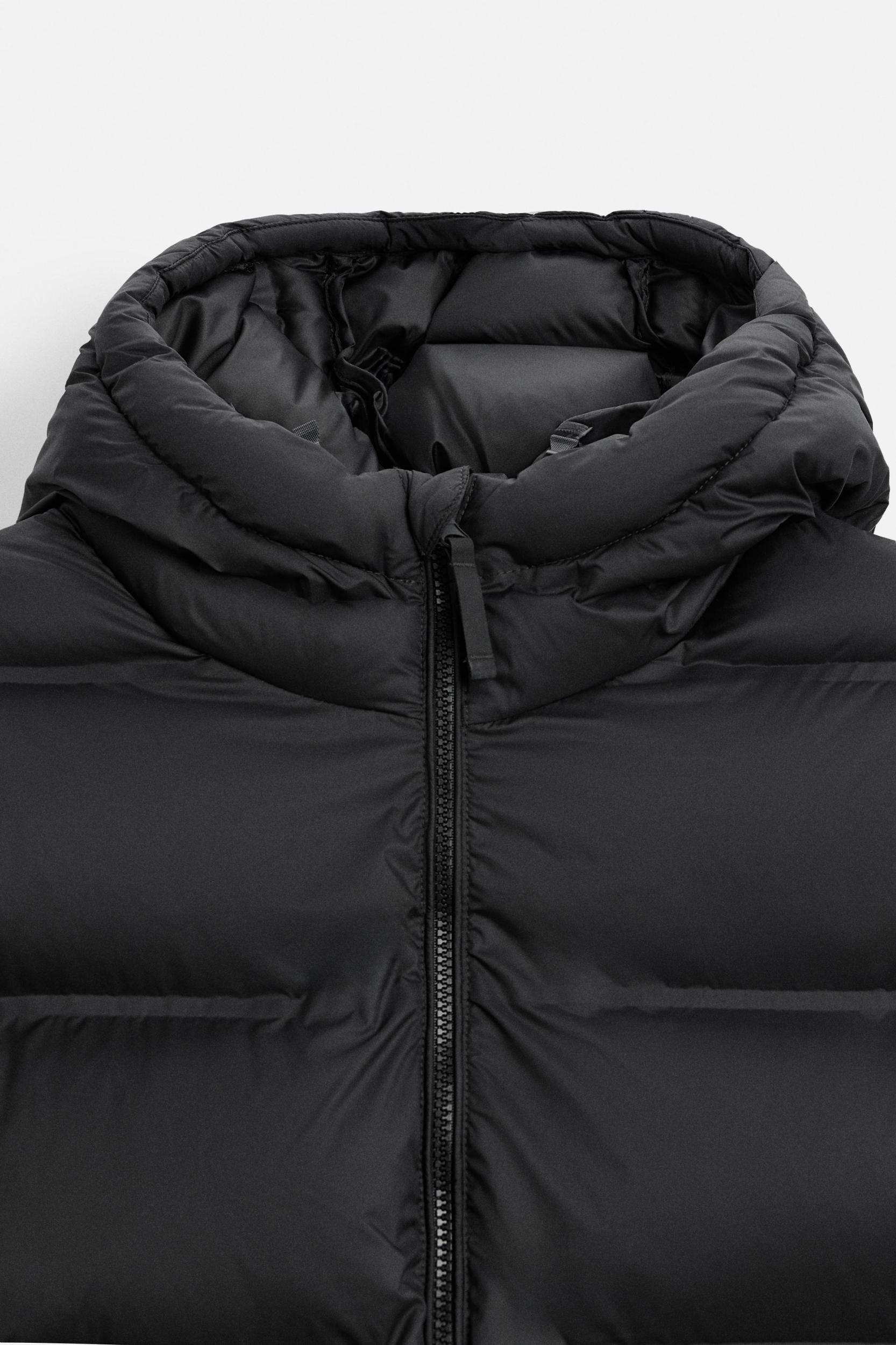 HOODED QUILTED JACKET Product Image