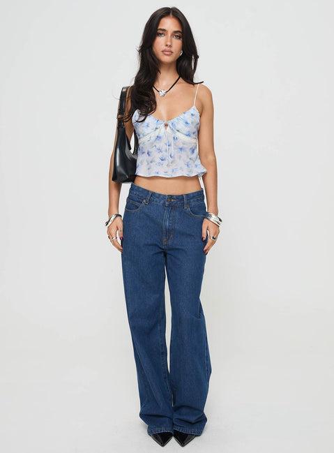 Karta Top White / Blue Product Image