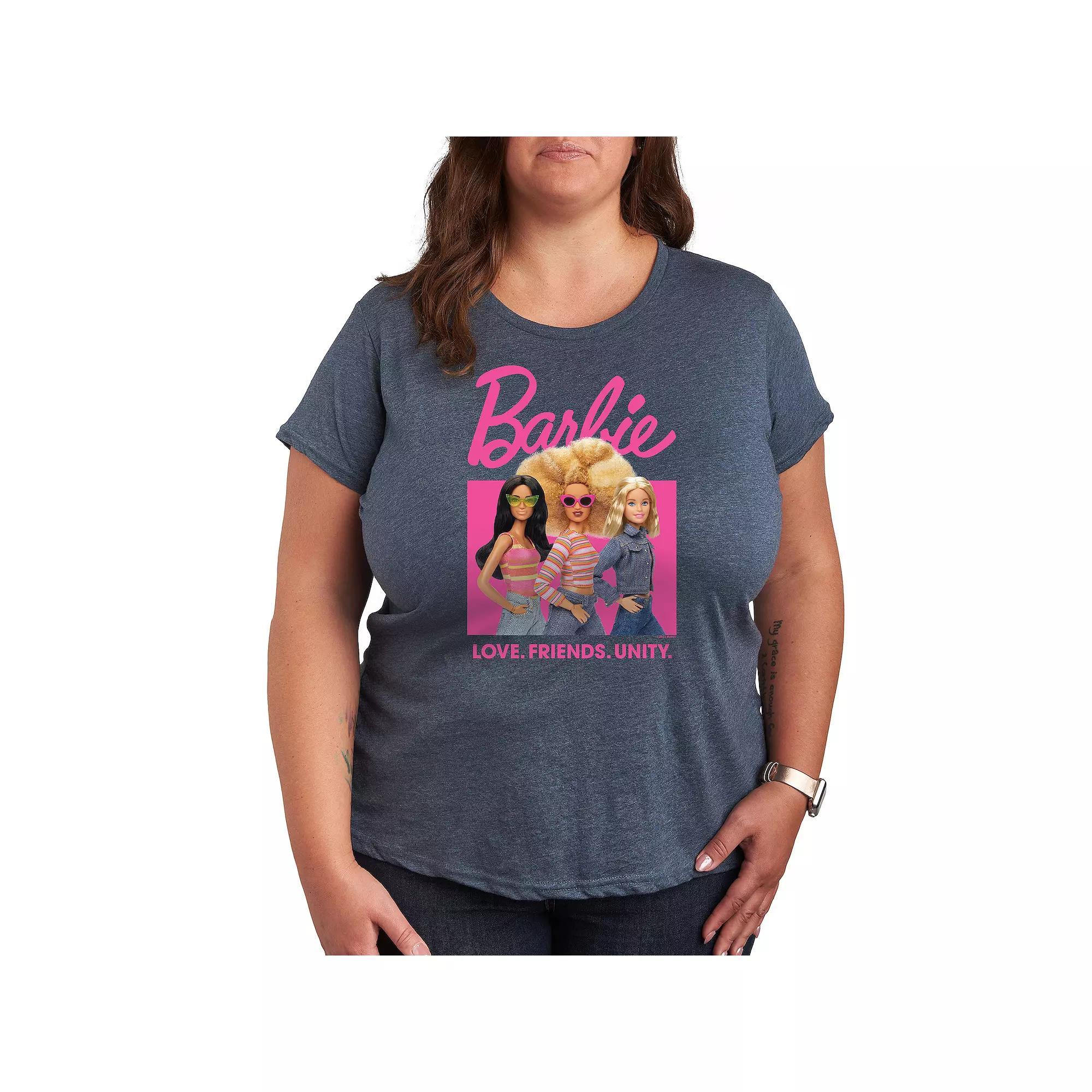Disneys Peter Pan Plus Pixie Dust Graphic Tee, Womens Grey Blue Product Image