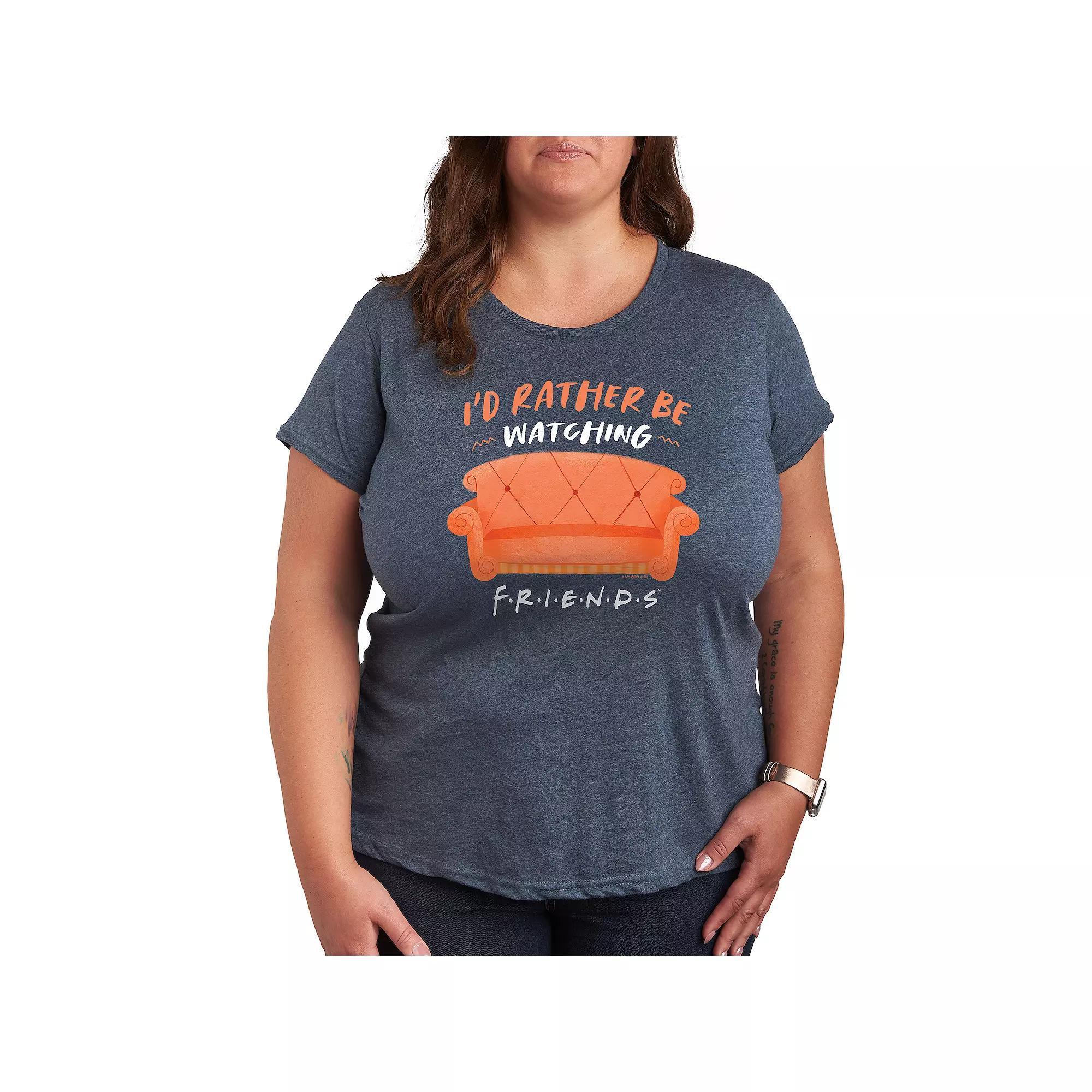 Plus The Year Without Santa Claus Snow Miser Graphic Tee, Womens Grey Blue Product Image