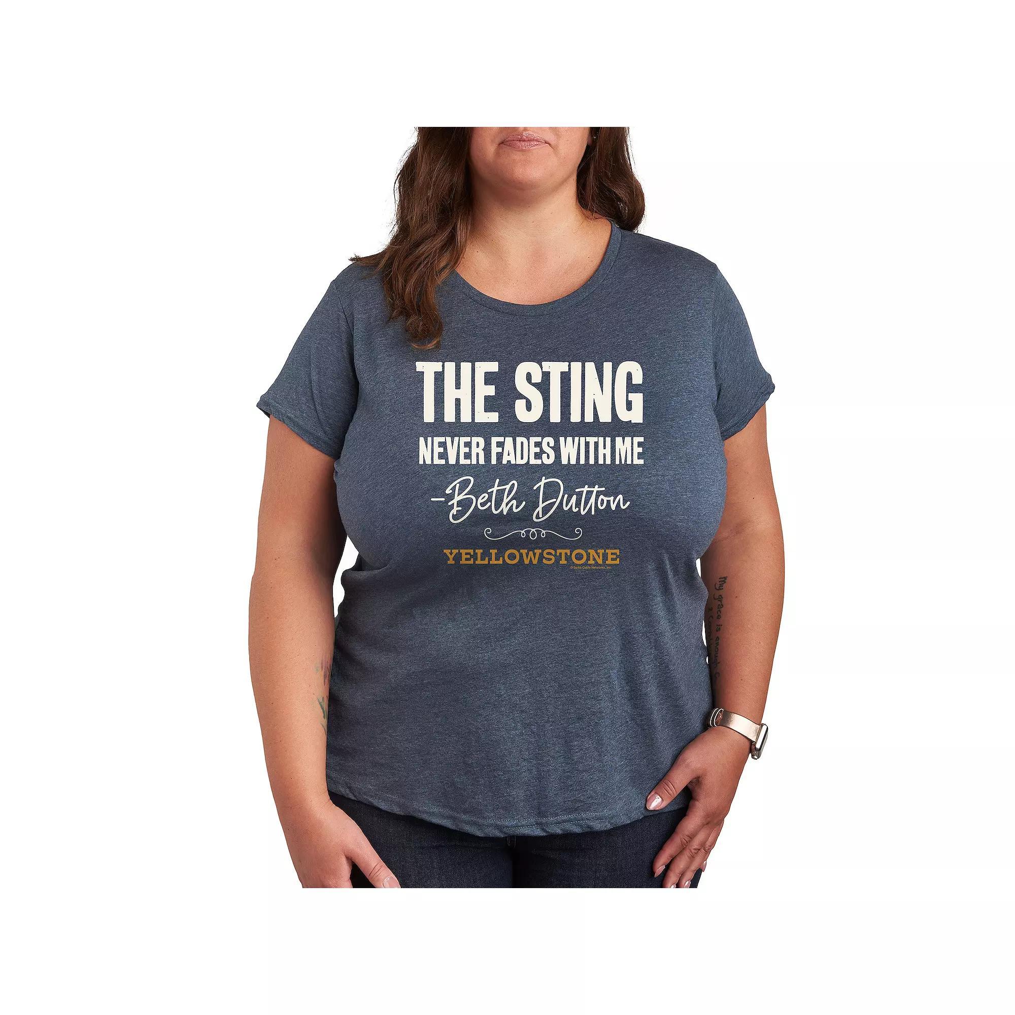 Plus Coffee Unrealistic Expectations Graphic Tee, Womens Heather Grey Product Image