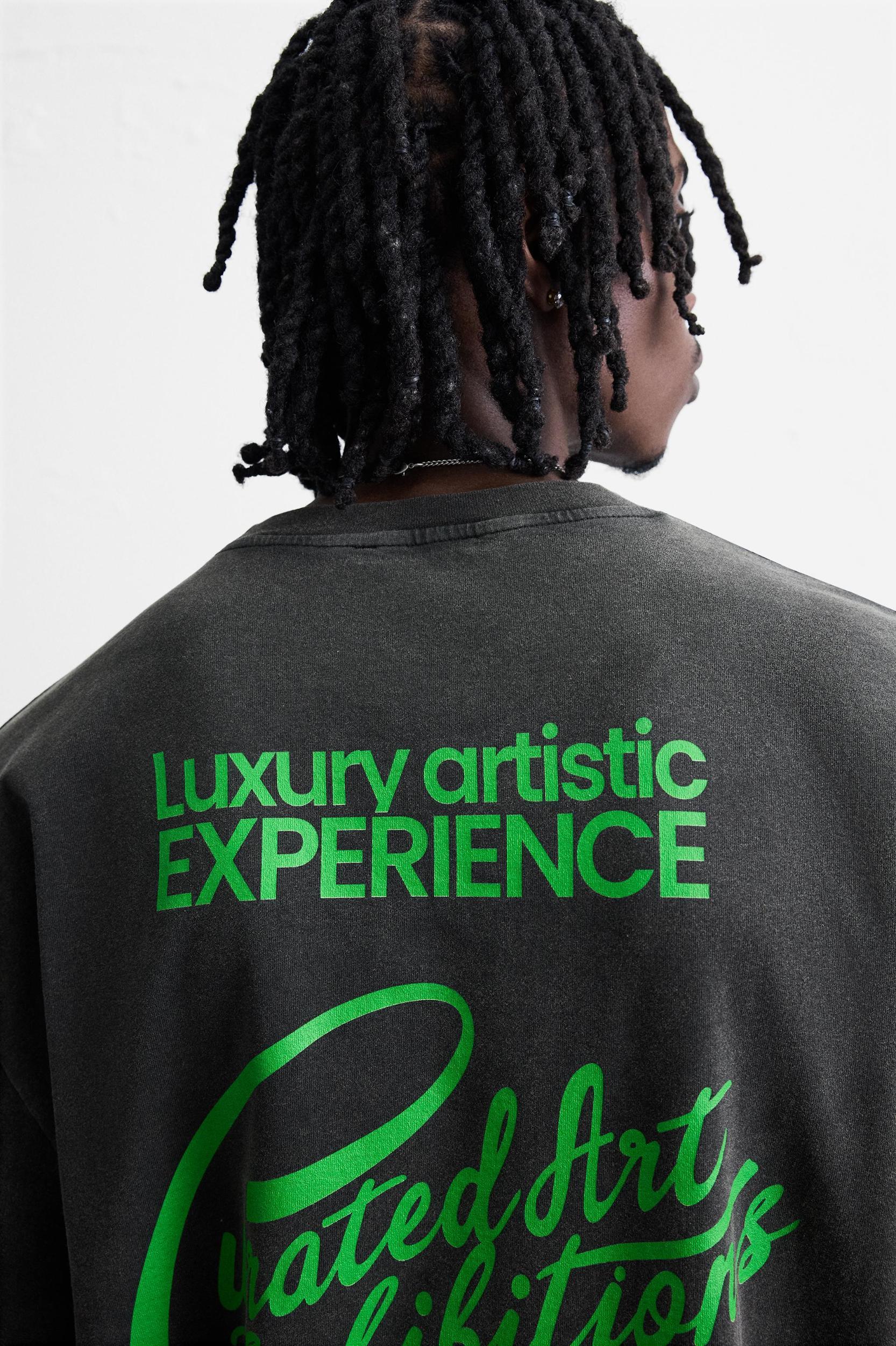 WASHED TEXT T-SHIRT Product Image