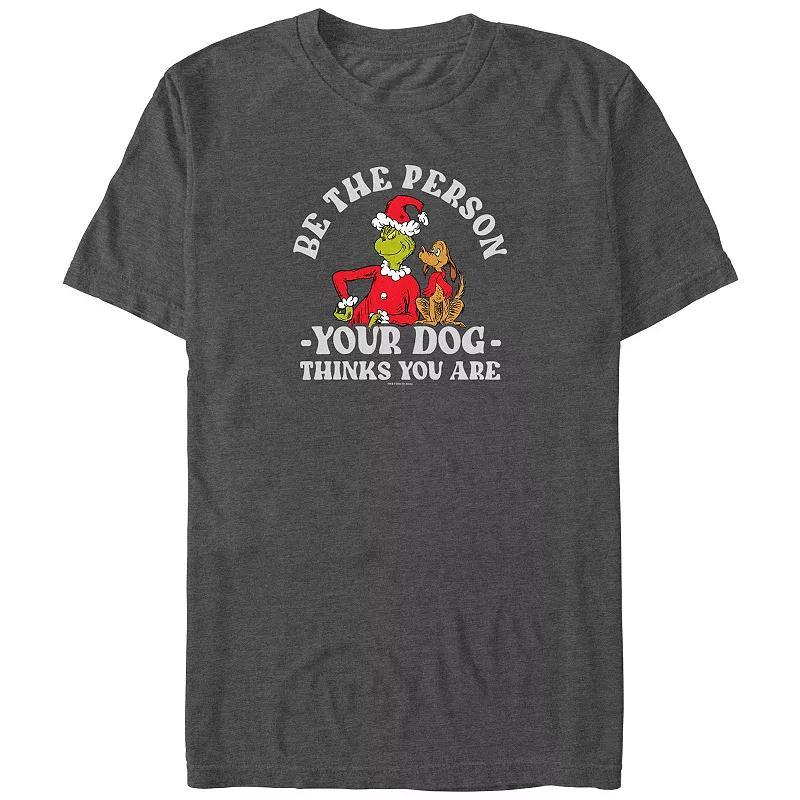 Men's Dr. Seuss Cozy Season Graphic Tee, Size: 4XL Tall, Navy Grey Product Image