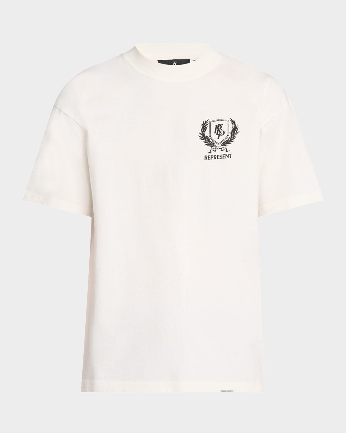 Mens Crest Crew T-Shirt Product Image