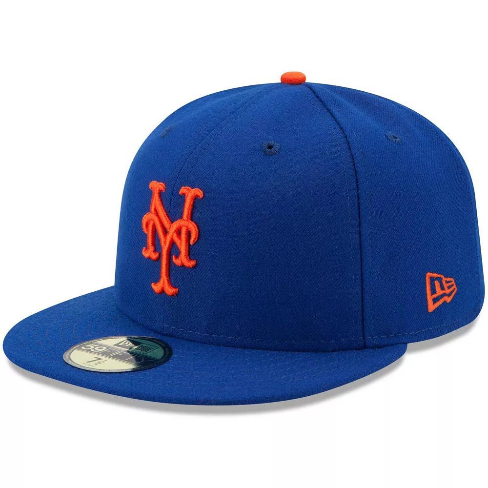 Men's New Era Royal New York Mets Authentic Collection On Field 59FIFTY Fitted Hat, Size: 7 1/2, Blue Product Image