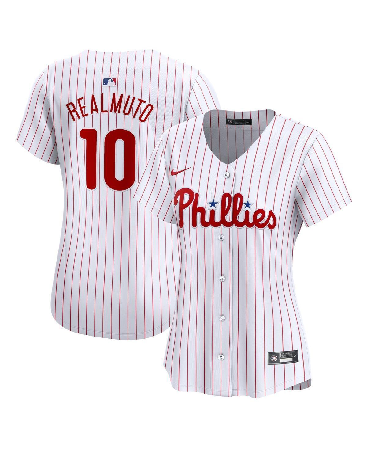 Women's Nike J.T. Realmuto White Philadelphia Phillies Home Limited Player Jersey, Size: 2XL Product Image