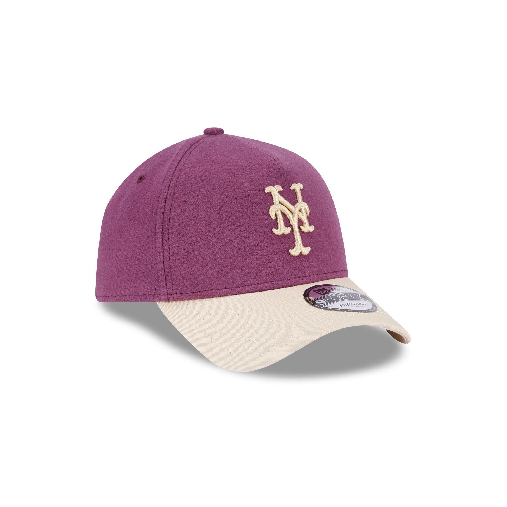 Golden State Warriors Moleskin Crown Maroon 9FORTY A-Frame Snapback Hat Male Product Image