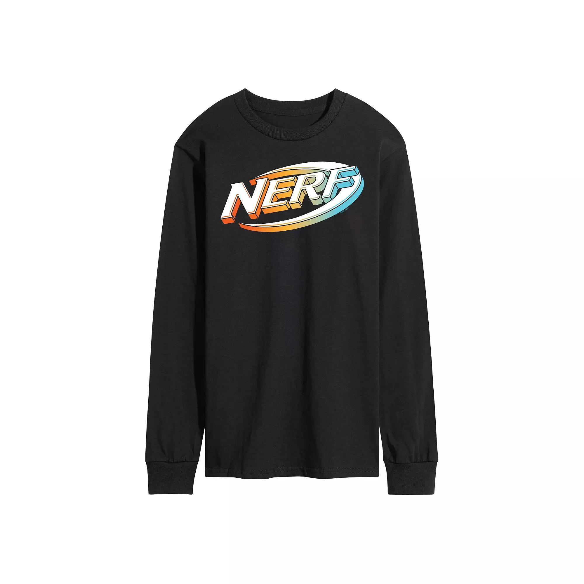 Mens Nerf 3D Logo Long Sleeve Graphic Tee Product Image