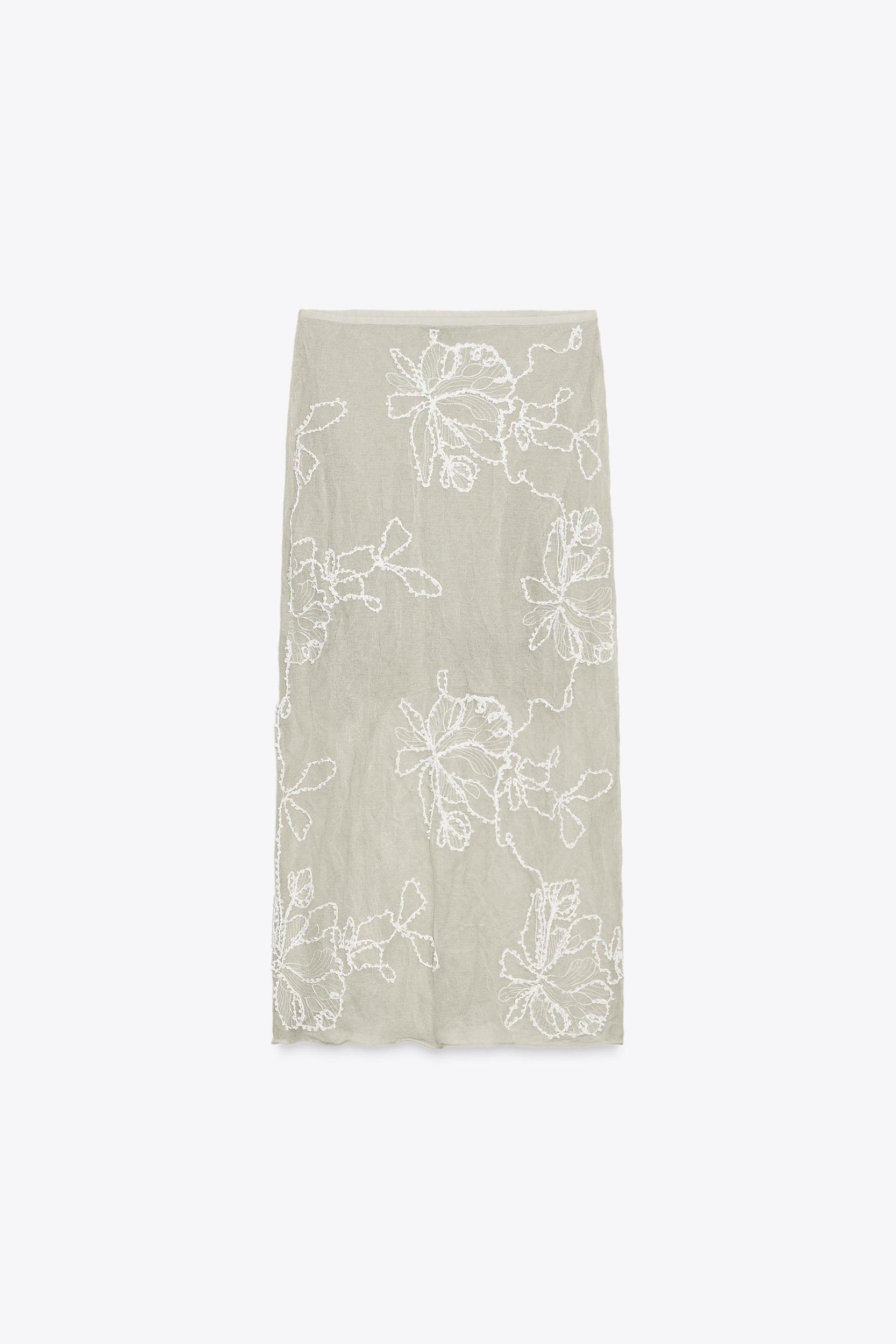 SEMI-SHEER STRUCTURED KNIT TOP Product Image