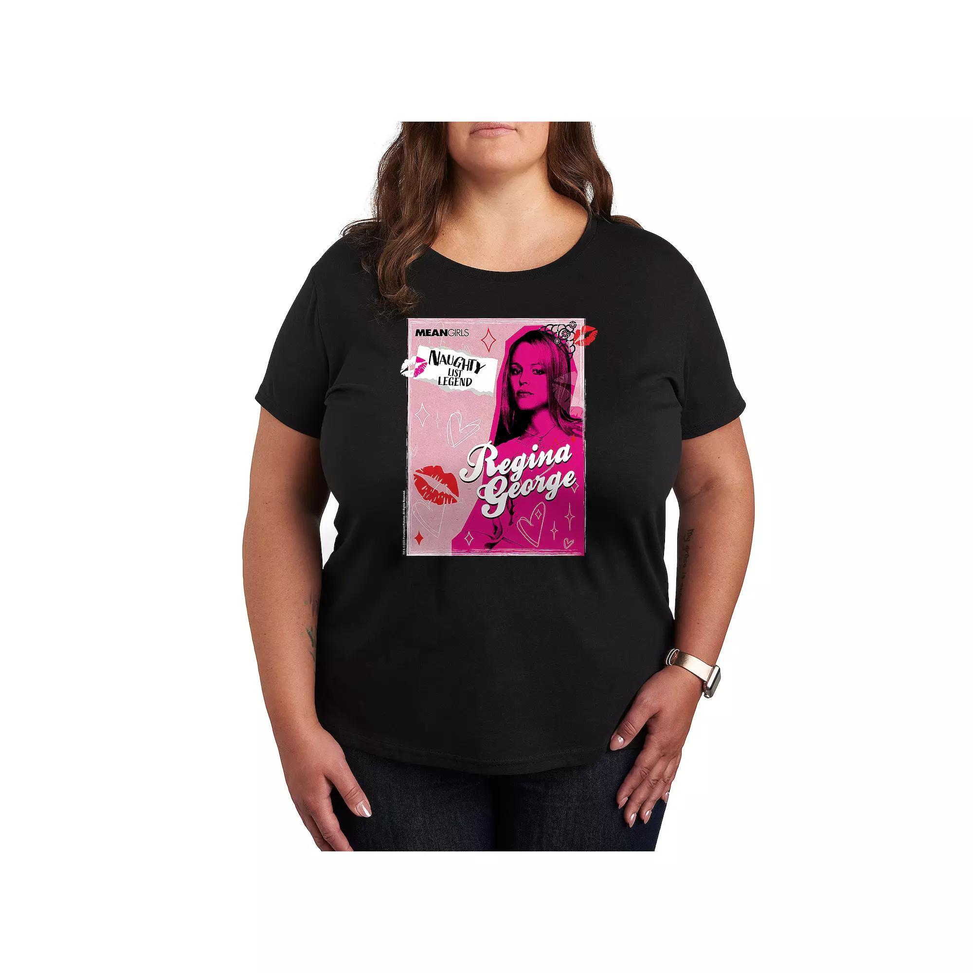 Plus Moth And Flower Collage Graphic Tee, Womens Product Image