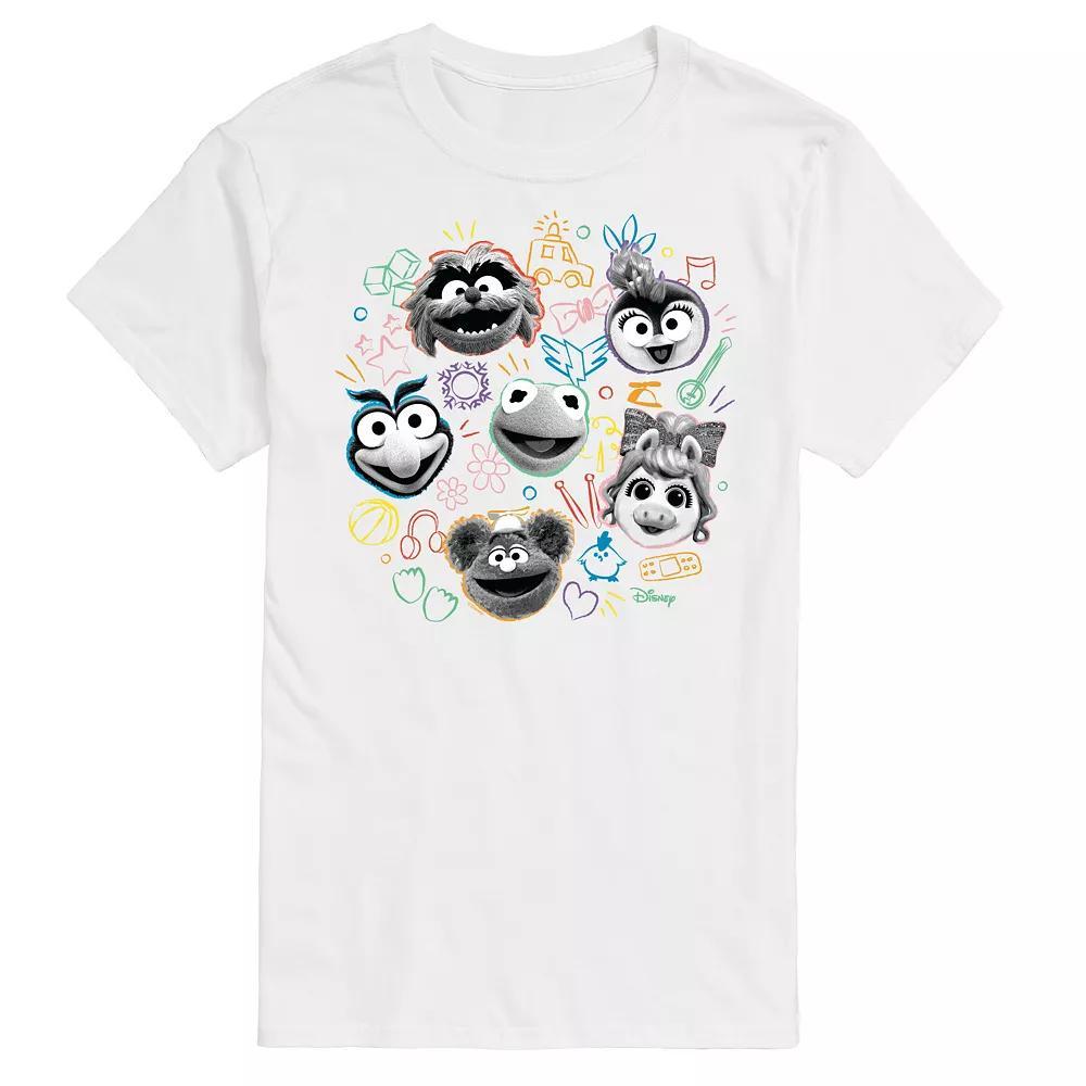 Disneys Muppet Babies Big & Tall Faces Graphic Tee, Mens Product Image