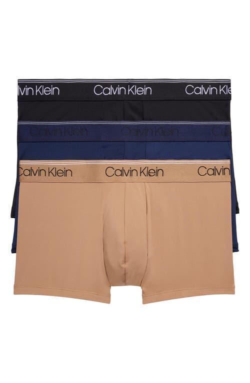 Calvin Klein Men's Micro Stretch 3-Pack Low Rise Trunk - Multi - XL Product Image