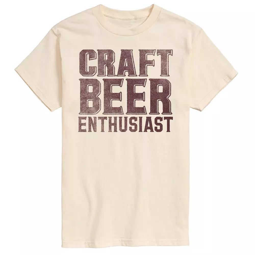 Mens Craft beer Enthusiast Tee Product Image