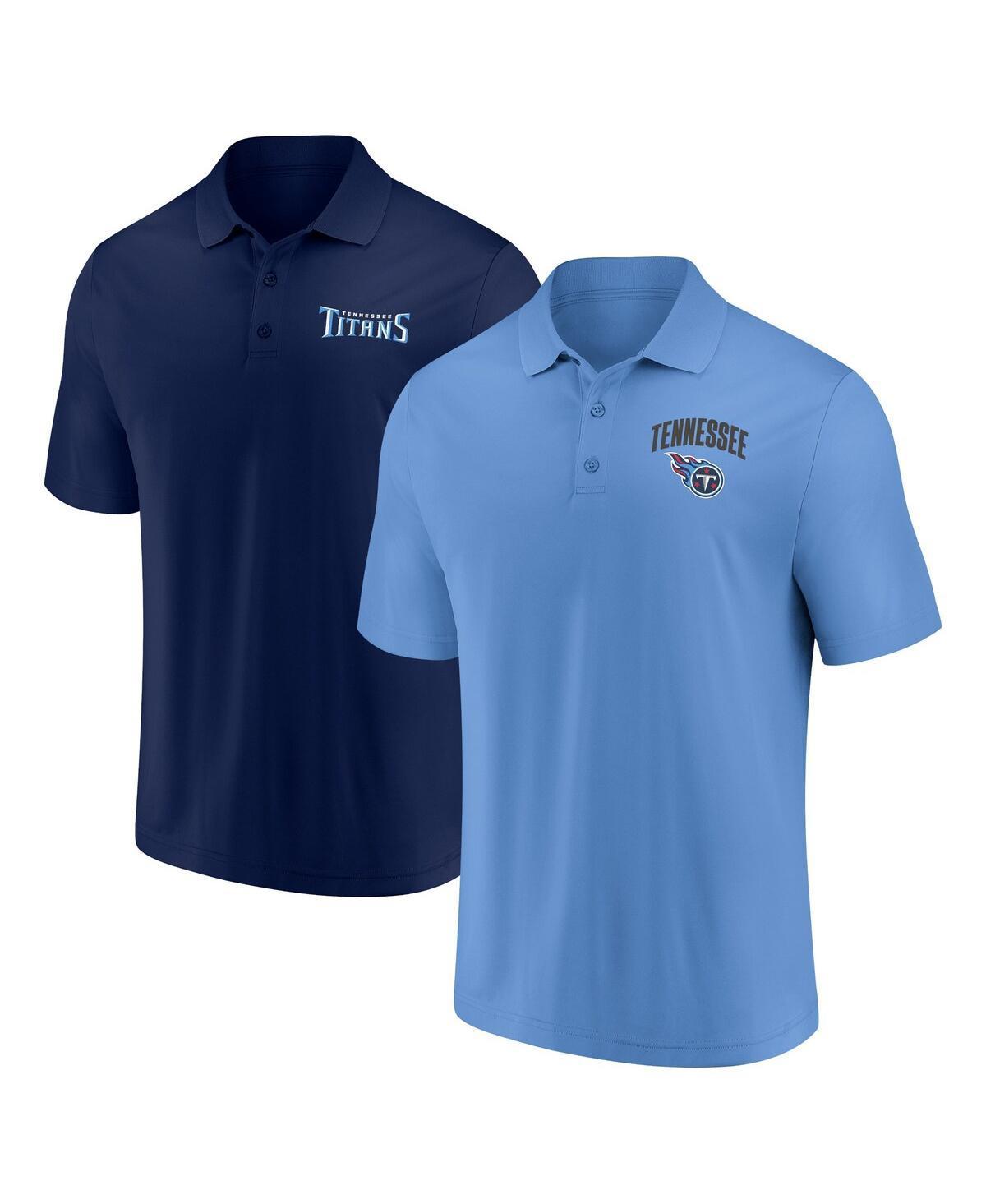 Men's Fanatics Denver Broncos Lockup Two-Pack Polo Set, Size: Small, Blue Product Image