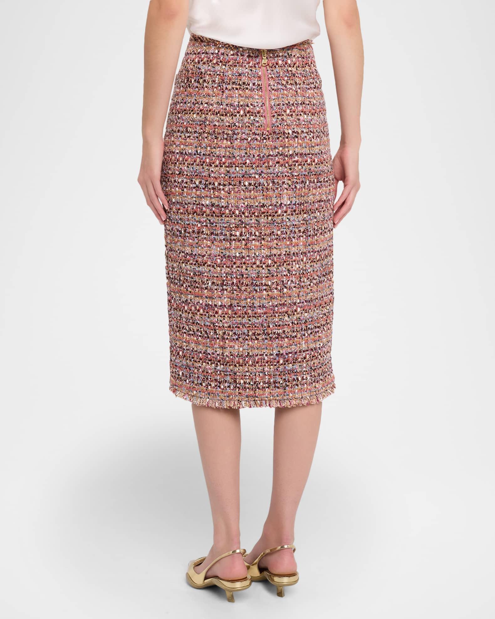 Tai Tweed Midi Skirt Product Image