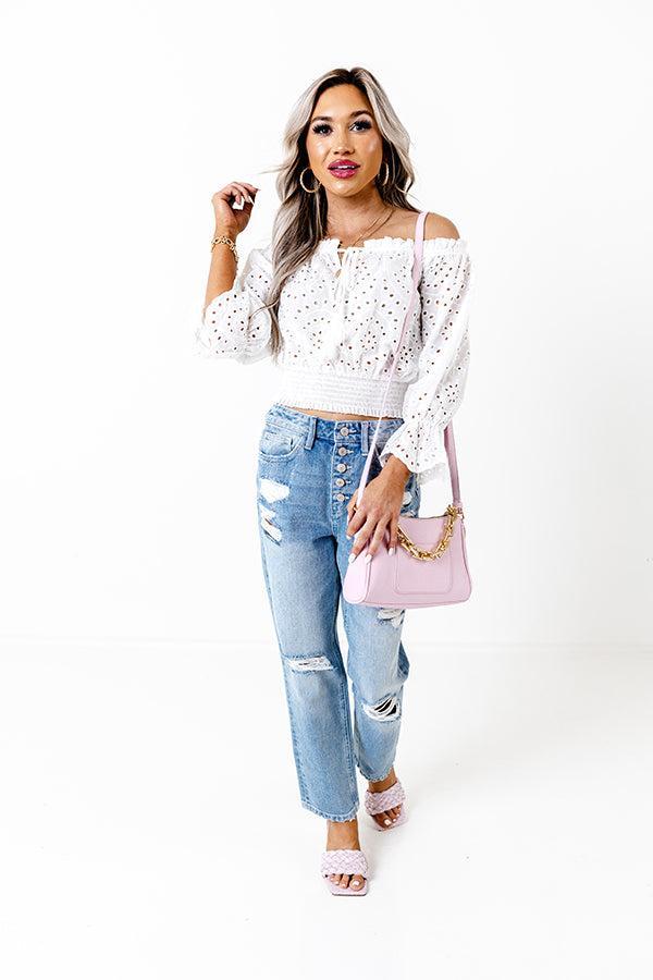 Love Out Loud Eyelet Top Product Image
