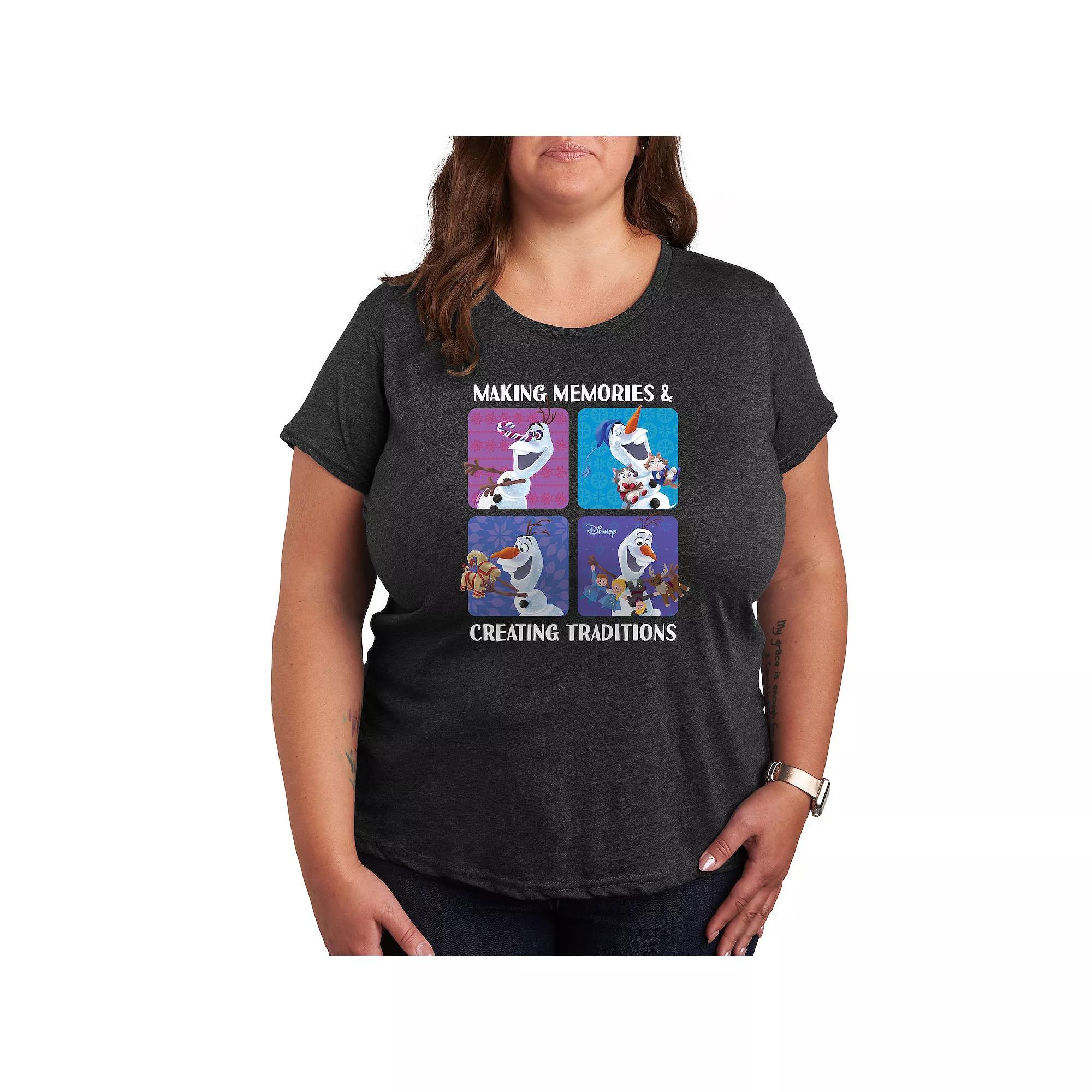 Disney's Mickey & Minnie Mouse Plus Pot Of Gold Graphic Tee, Women's, Size: 3XL, Heather Grey Product Image