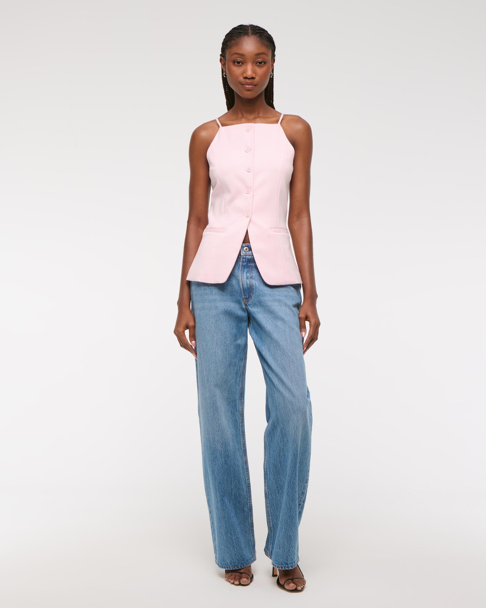 High-Neck Suiting Vest Product Image