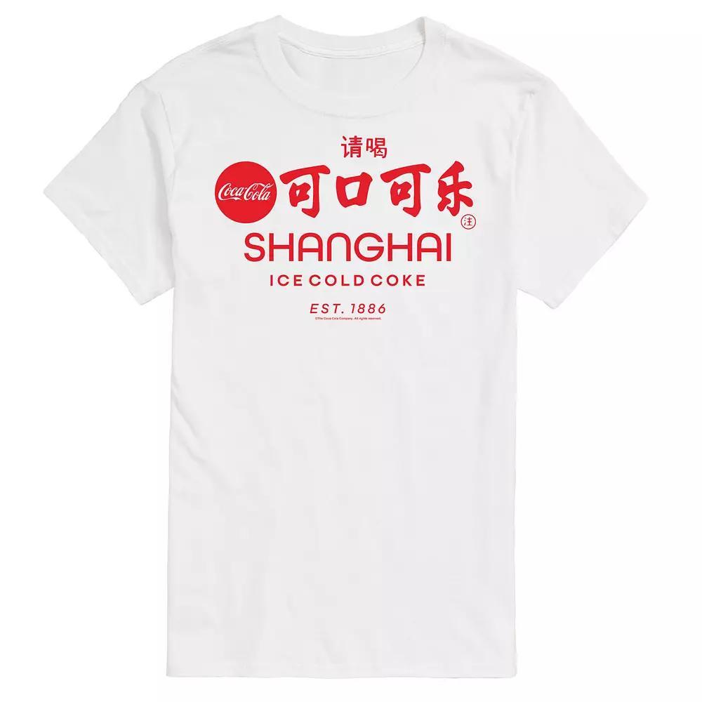 Mens Coca-Cola Shanghai Est 1886 Graphic Tee Ivory Product Image