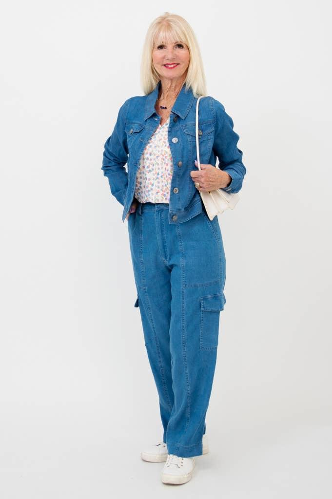 Blue Sky Colleen Jacket, Tencel Denim Product Image