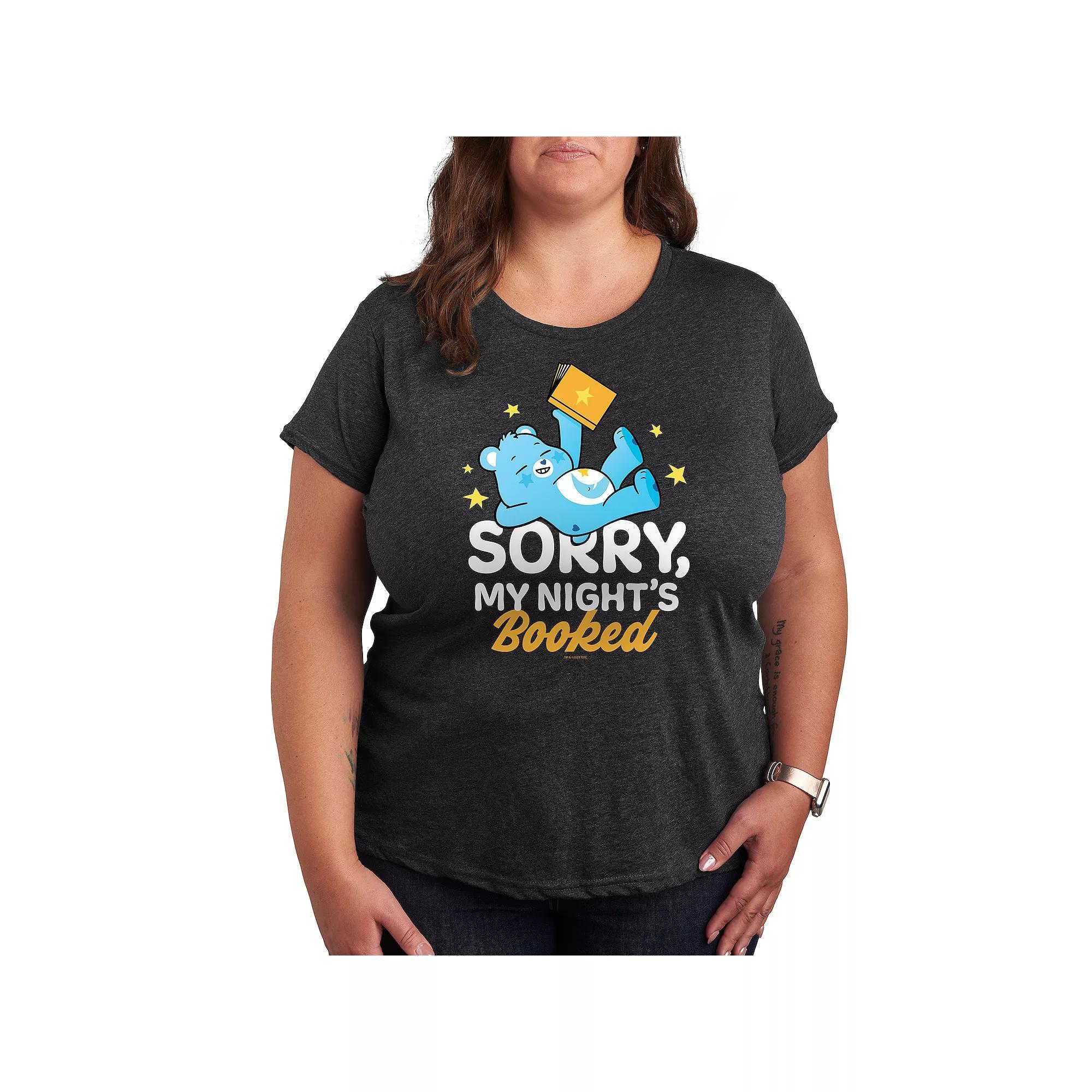 Plus I Would Always Rather Be Reading Graphic Tee, Womens Grey Green Product Image