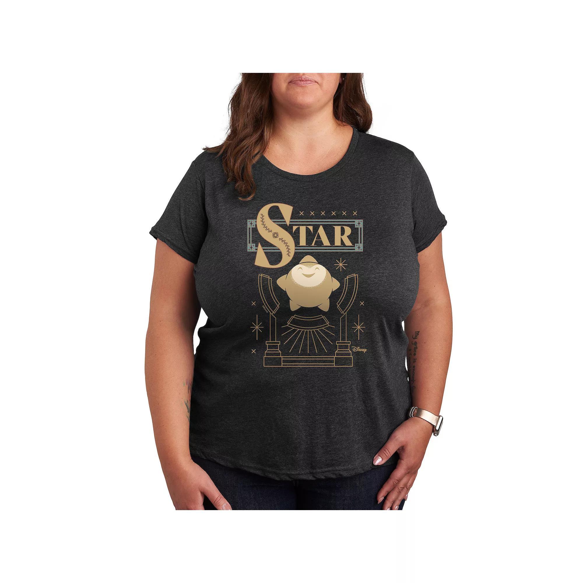 Plus Dr. Seuss The Grinch Naughty List Graphic Tee, Women's, Size: 1XL, Heather Grey Product Image