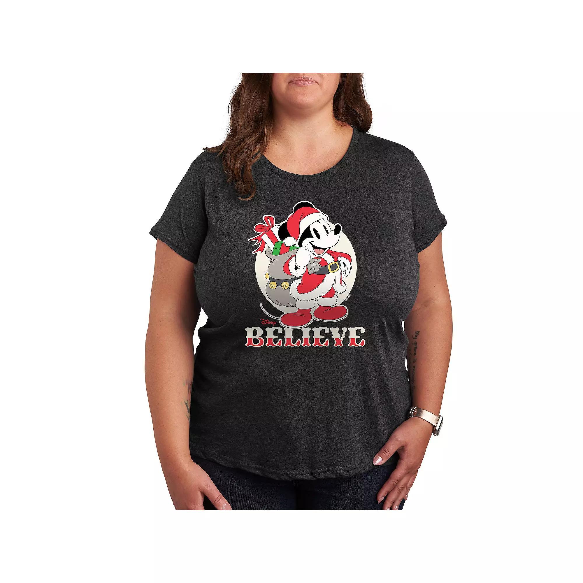 Plus Size Boo Boo Crew Graphic Tee, Womens Heather Grey Product Image