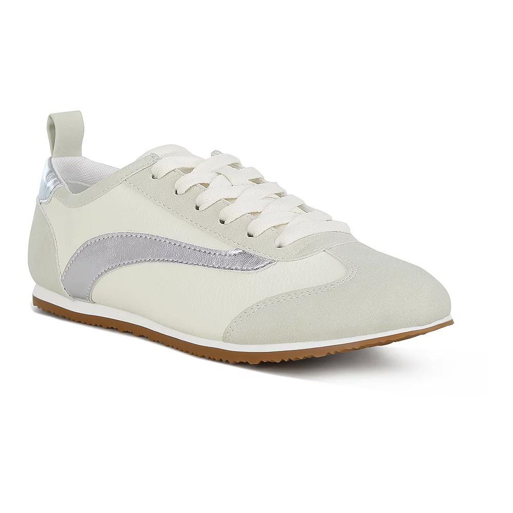 London Rag Moomba Women's Lace-Up Sneakers, Size: 8, White Product Image