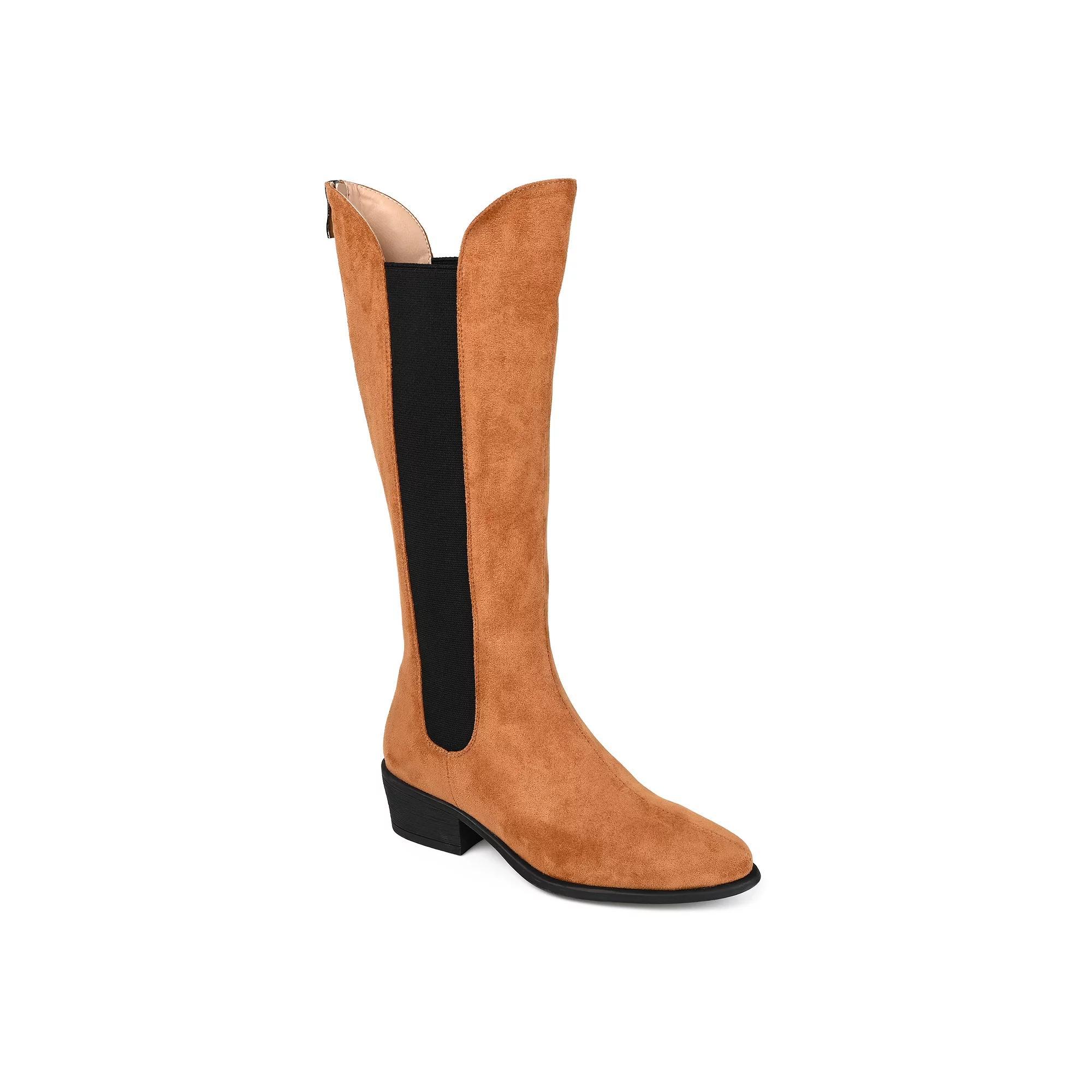 Journee Celesst Womens Knee-High Boots Brown Product Image