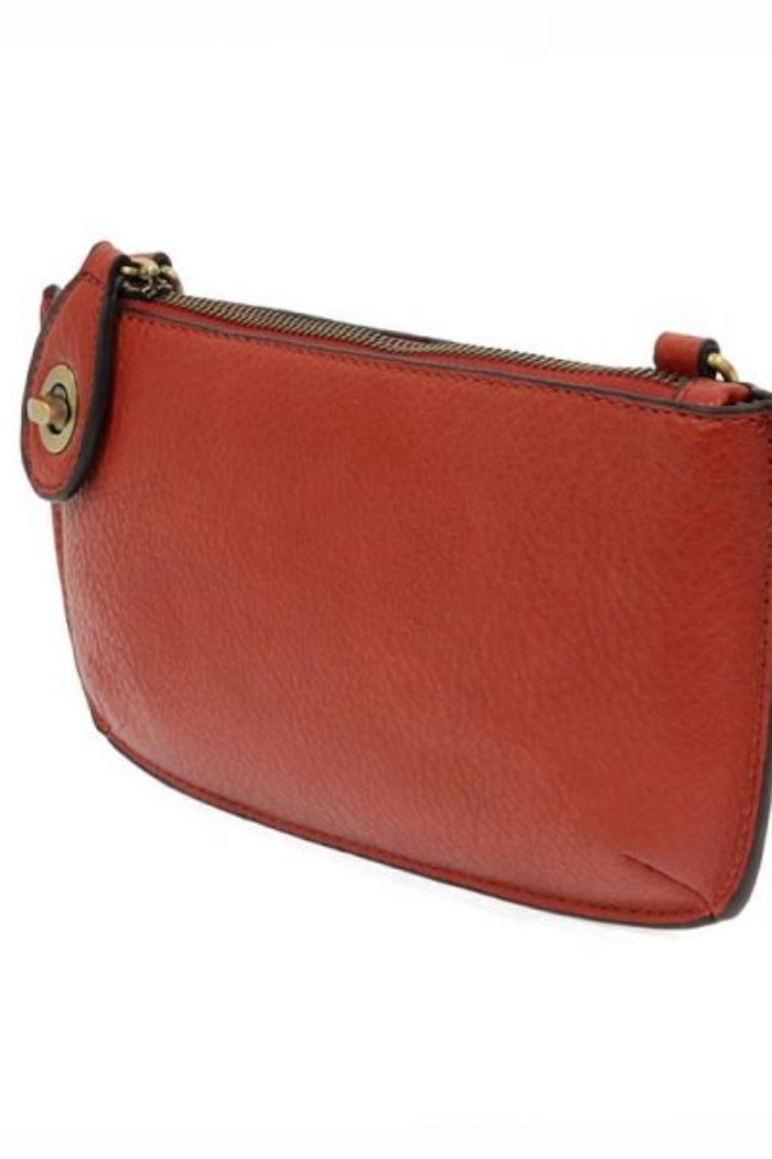 Mini Crossbody Wristlet Clutch (Cherry Red) Product Image