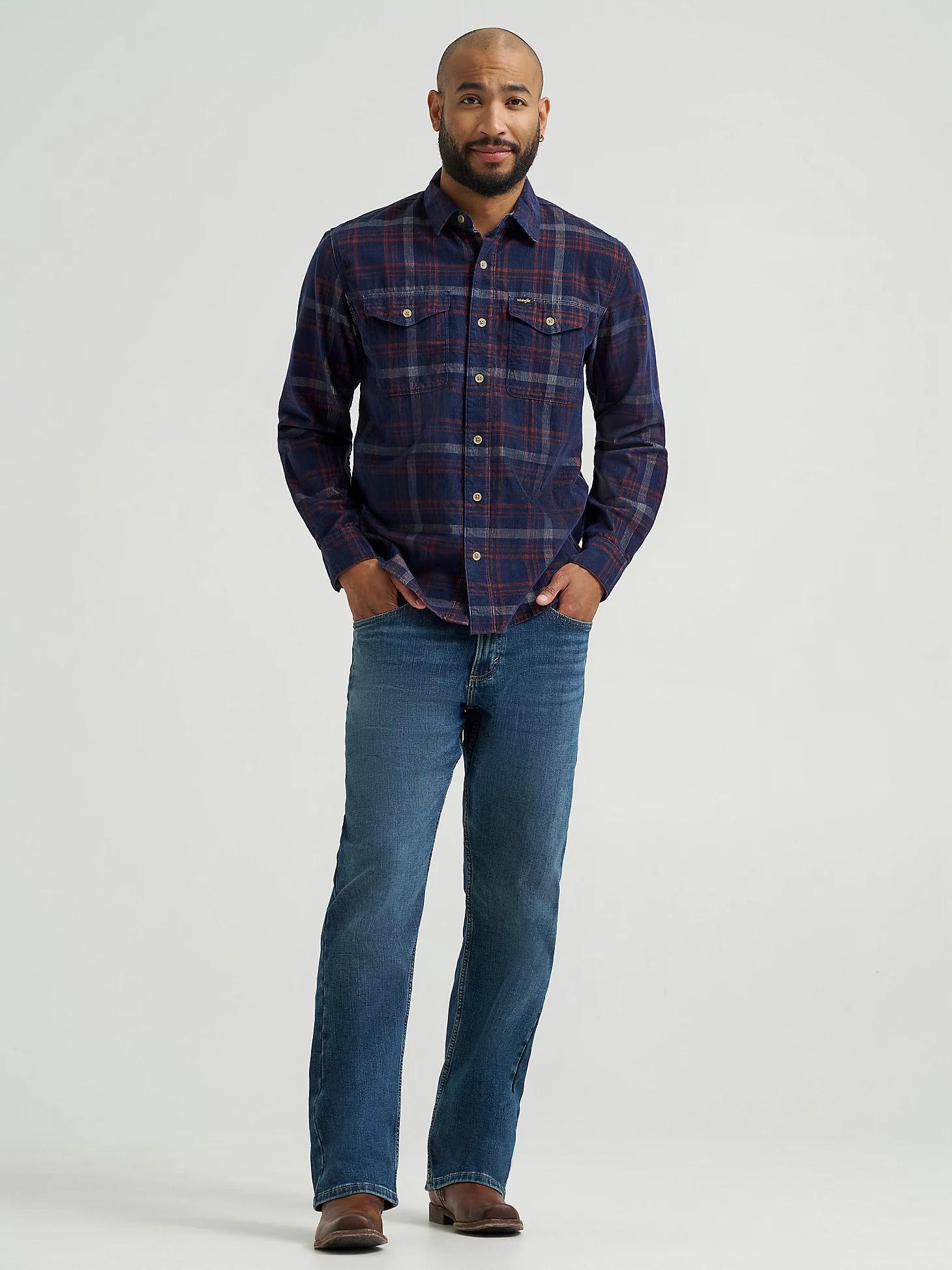 Men's Corduroy Shirt | Men's SHIRTS | Wrangler® Product Image